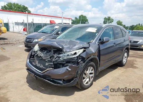 2015 Honda Cr-V Ex-L из США, поврежденный, VIN 5J6RM4H75FL020153